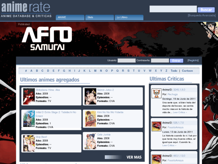 www.animerate.net