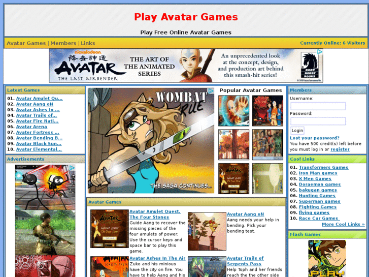 www.avatargamesonline.org