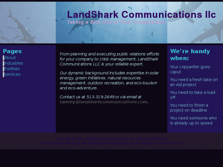 www.landsharkcommunications.com