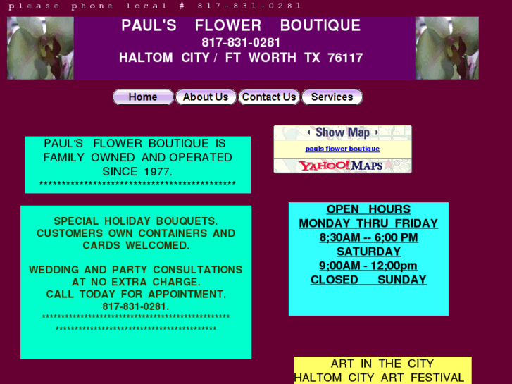 www.paulsflowerboutique.com