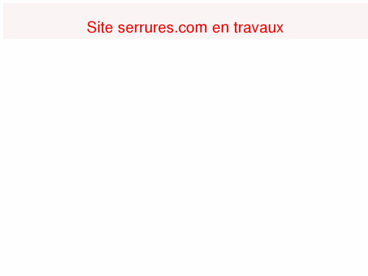 www.serrures.com