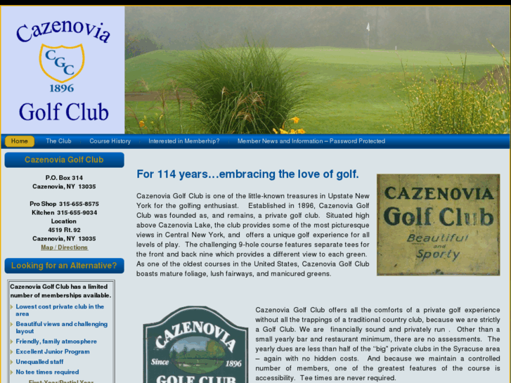 www.cazgolfclub.com