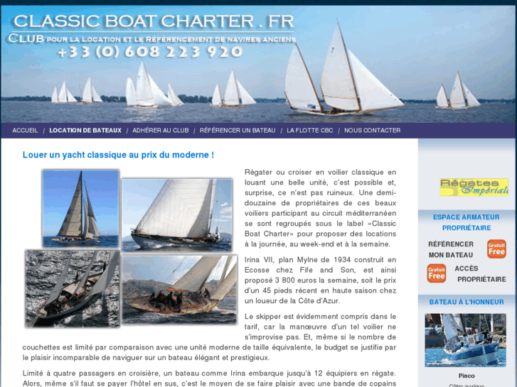 www.classicboatcharter.fr