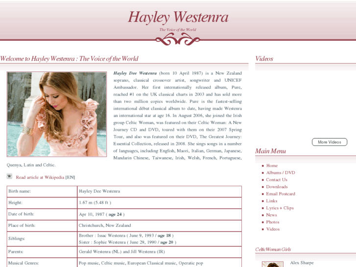 www.hayley-westenra.nl