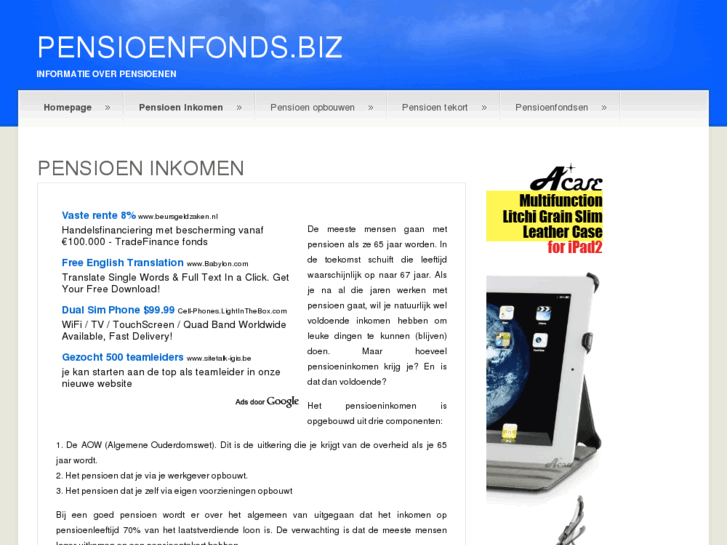 www.pensioenfonds.biz