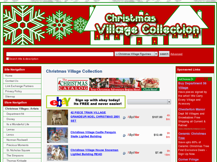 www.christmasvillagecollection.com