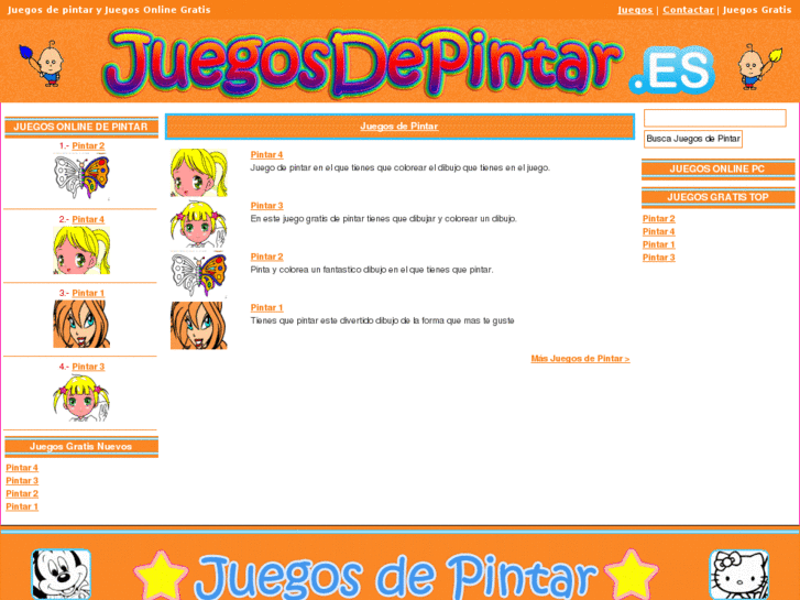 www.juegosdepintar.es