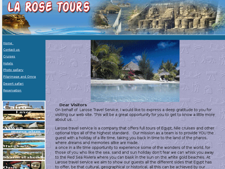 www.larosetours.net