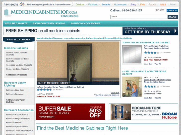 www.medicine-cabinetshop.com