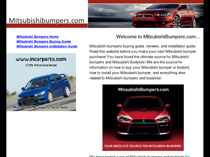 www.mitsubishibumpers.com