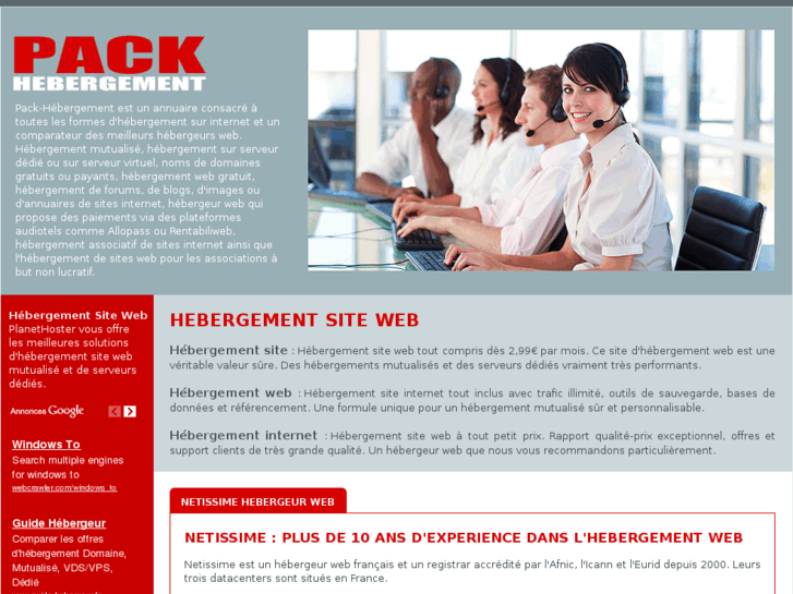 www.pack-hebergement.com