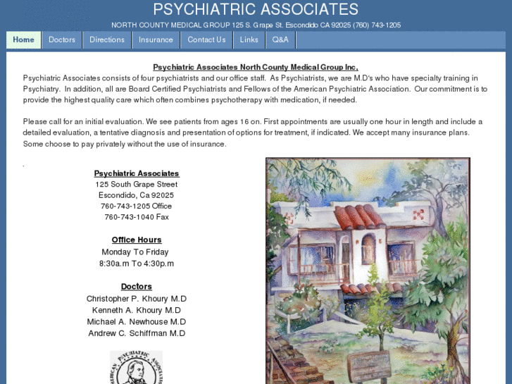 www.psychiatricassociatesescondido.com