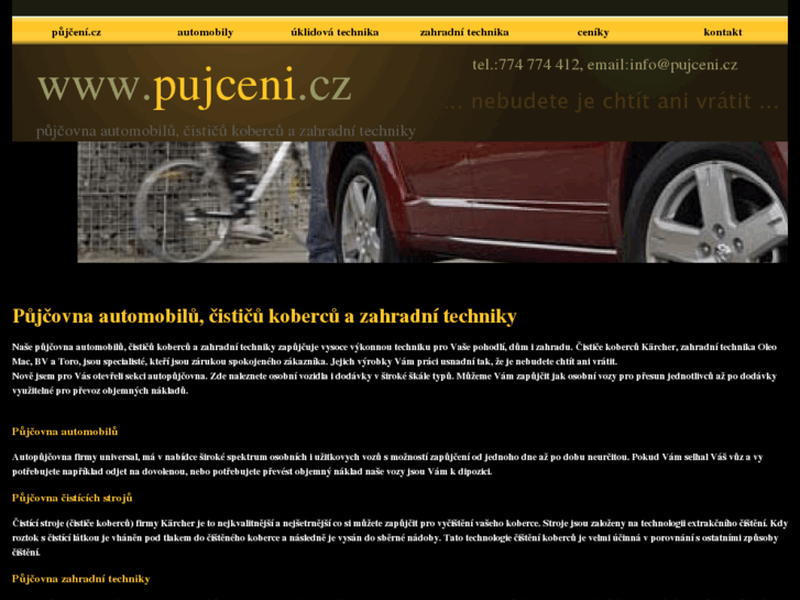 www.pujceni.cz