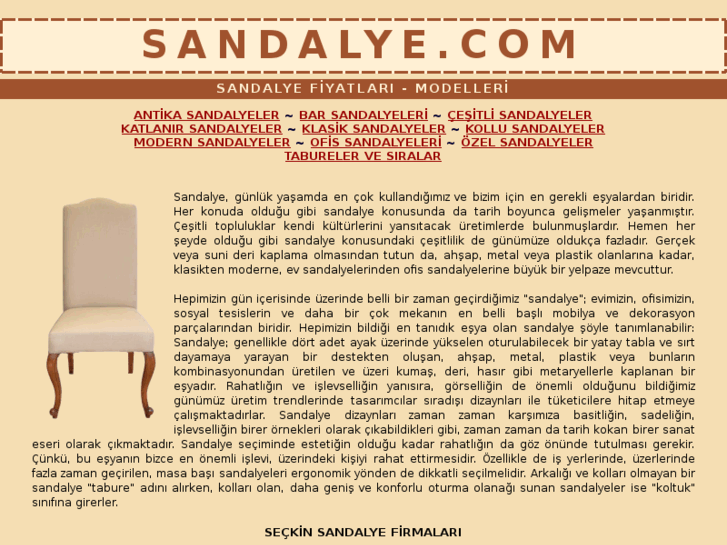 www.sandalye.com