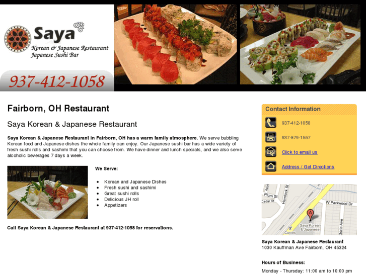 www.sayakoreanandjapaneserestaurant.com