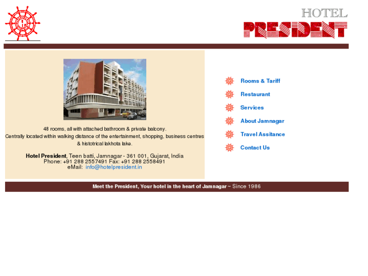 www.hotelpresident.in