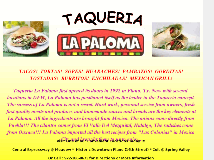 www.lapalomatacos.com