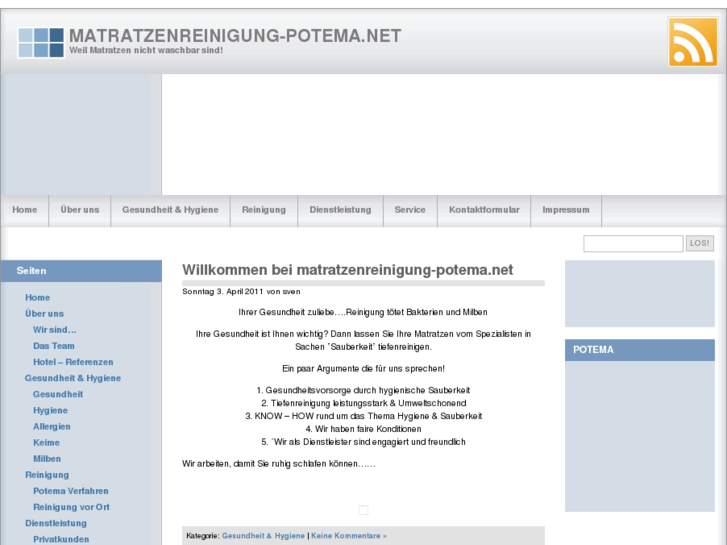 www.matratzenreinigung-potema.net