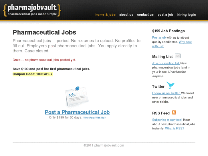 www.pharmajobvault.com