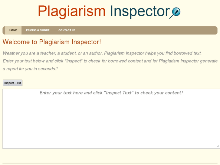 www.plagiarisminspector.com