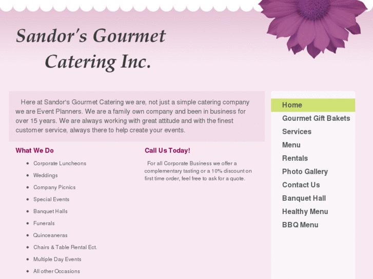 www.sandorsgourmetcatering.com