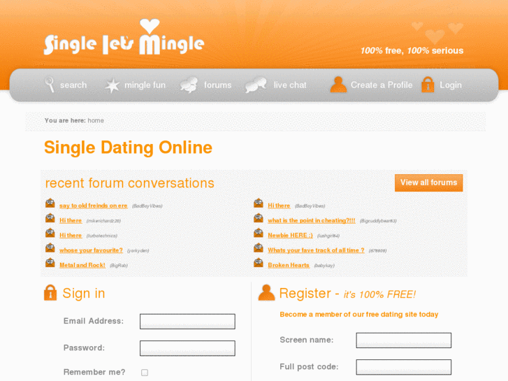 www.singleletsmingle.net