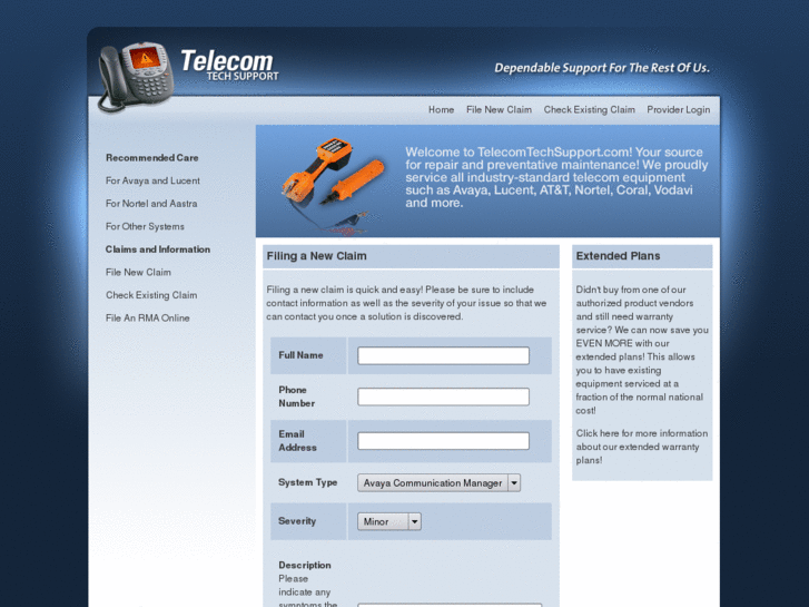 www.telecomtechsupport.com