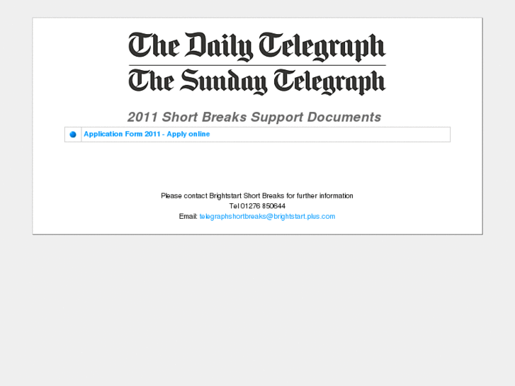 www.telegraphshortbreaks.co.uk