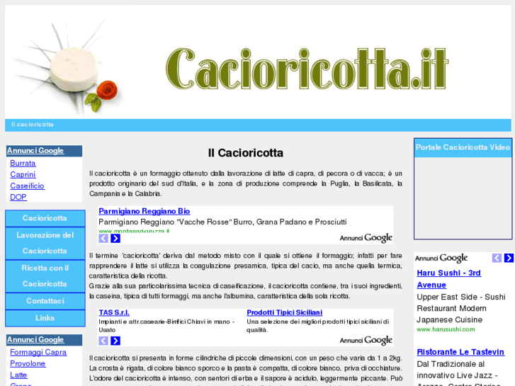 www.cacioricotta.it