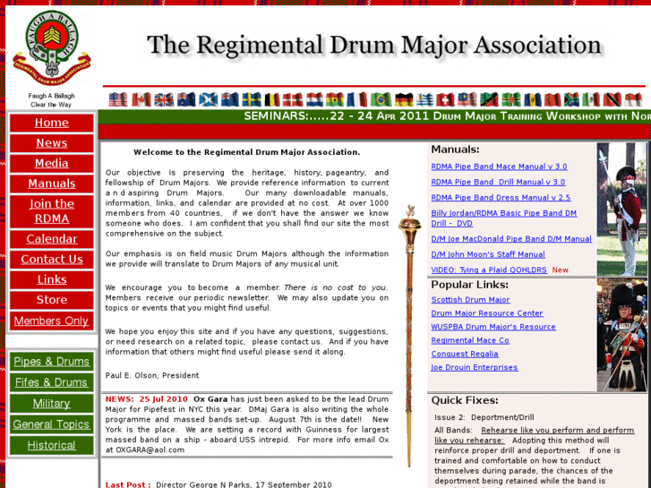 www.drummajor.net