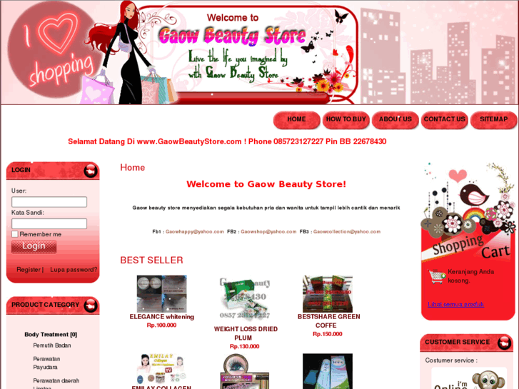 www.gaowbeautystore.com