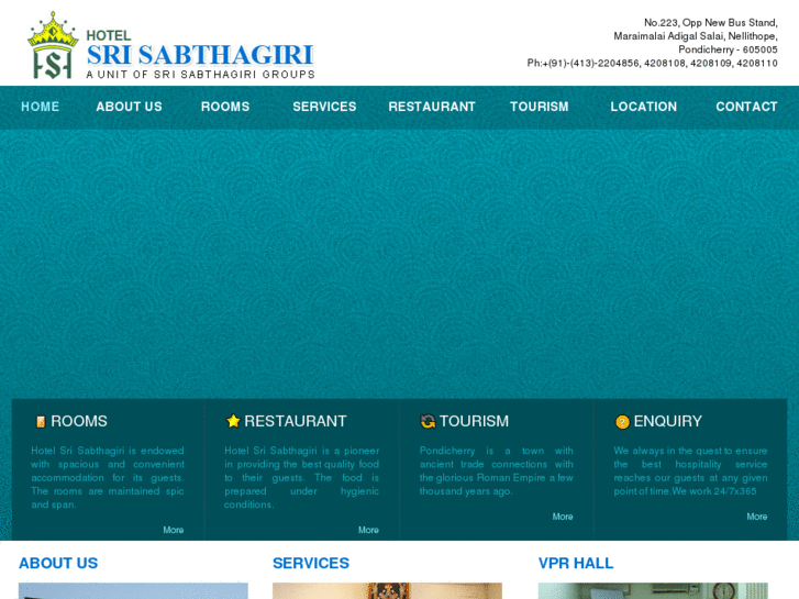 www.hotelsrisabthagiri.com