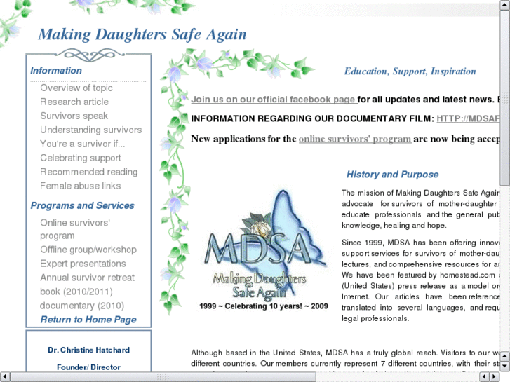 www.mdsasupport.org