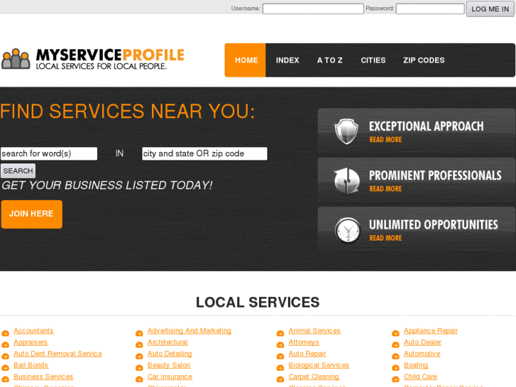 www.myserviceprofile.net