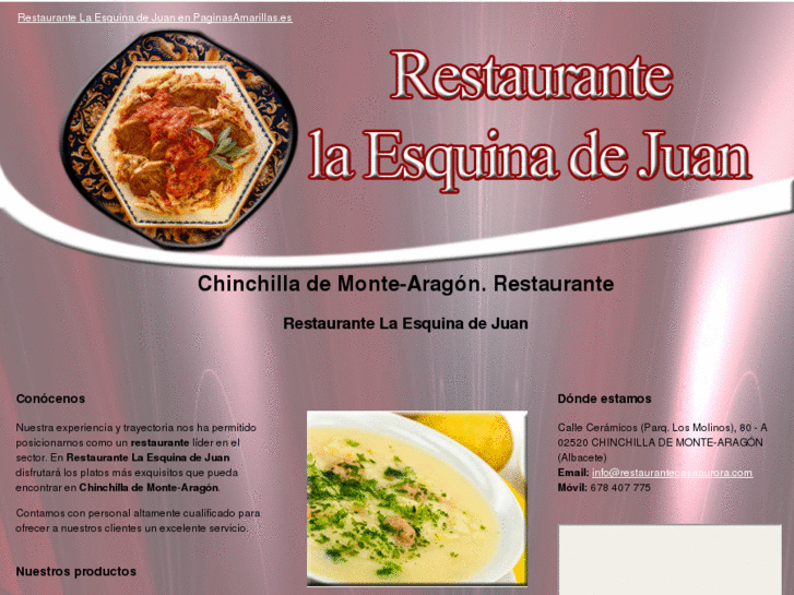 www.restaurantecasaaurora.com