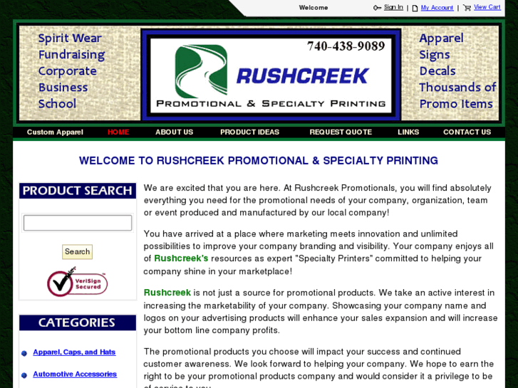 www.rushcreekpromotionals.com