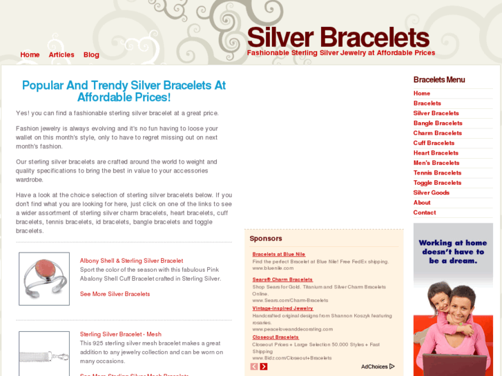 www.silver--bracelets.com