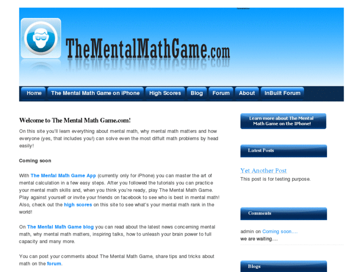 www.thementalmathgame.com