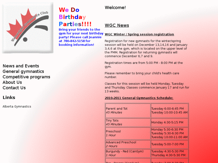 www.wainwrightgymnastics.com