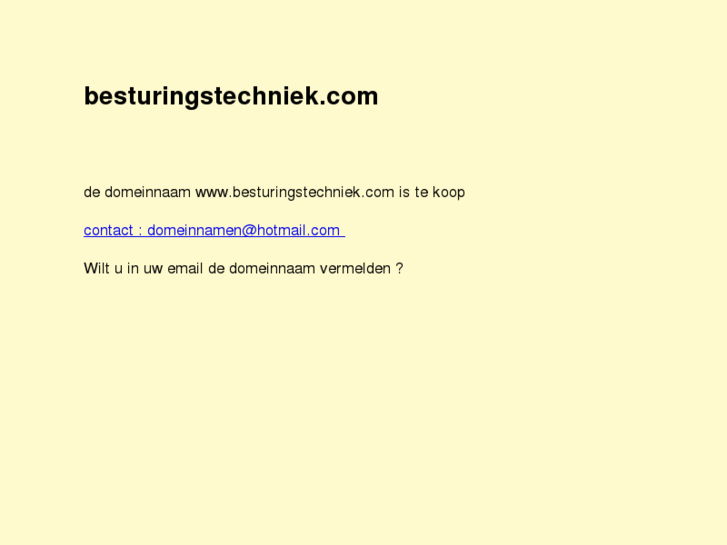 www.besturingstechniek.com