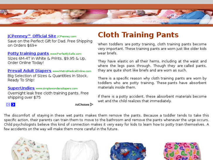 www.clothtrainingpants.com