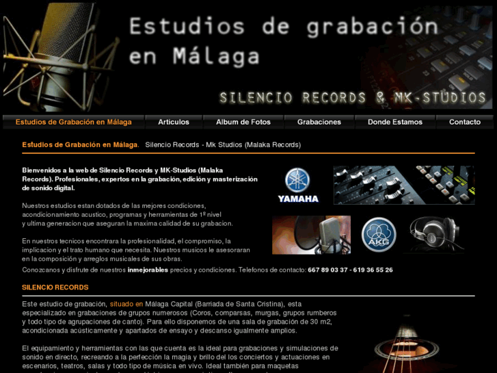 www.estudiodegrabacionmalaga.es