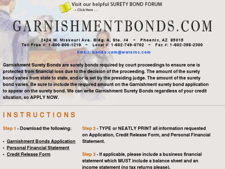 www.garnishmentbonds.com