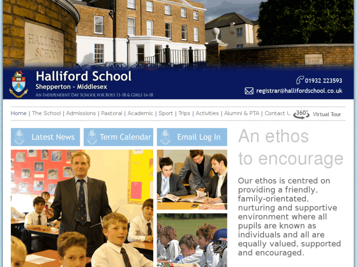 www.hallifordschool.com