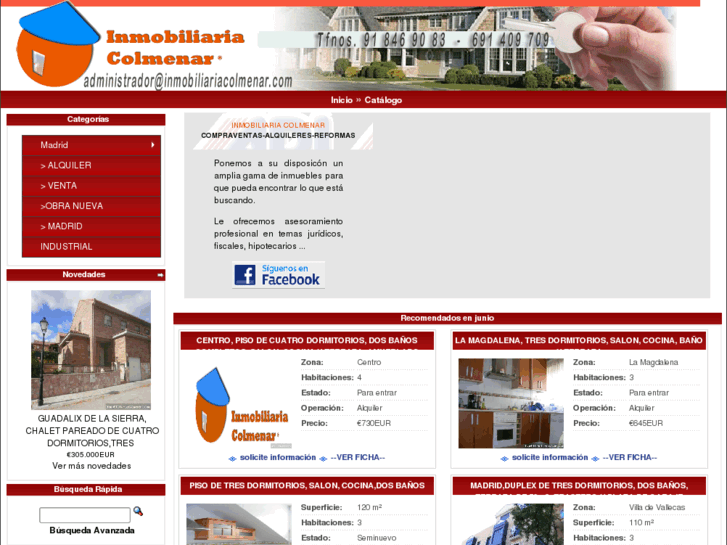 www.inmobiliariacolmenar.com