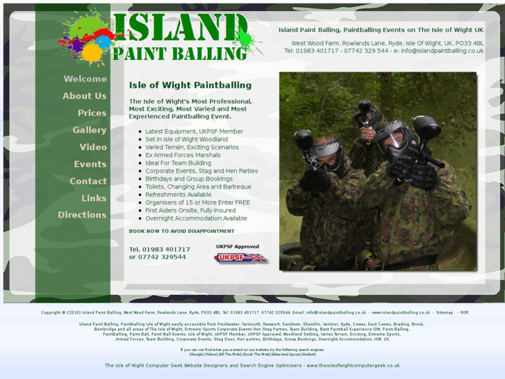 www.islandpaintballing.com