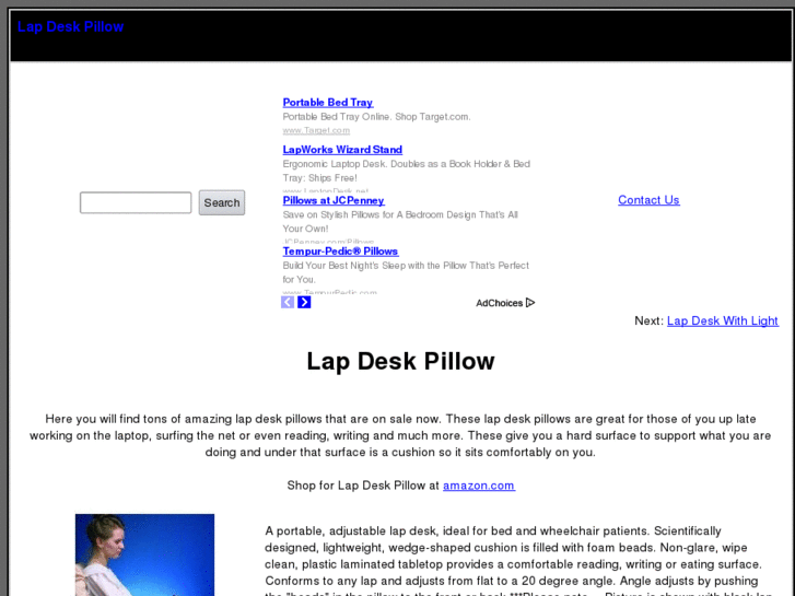 www.lapdeskpillow.com