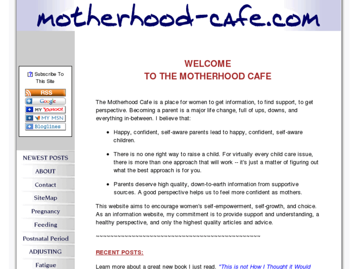 www.motherhood-cafe.com