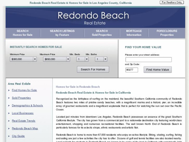 www.redondo-beach-real-estate-and-homes.com