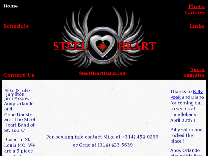 www.steelheartband.com